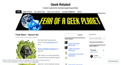 Desktop Screenshot of geek-related.com